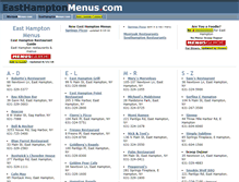 Tablet Screenshot of easthamptonmenus.com